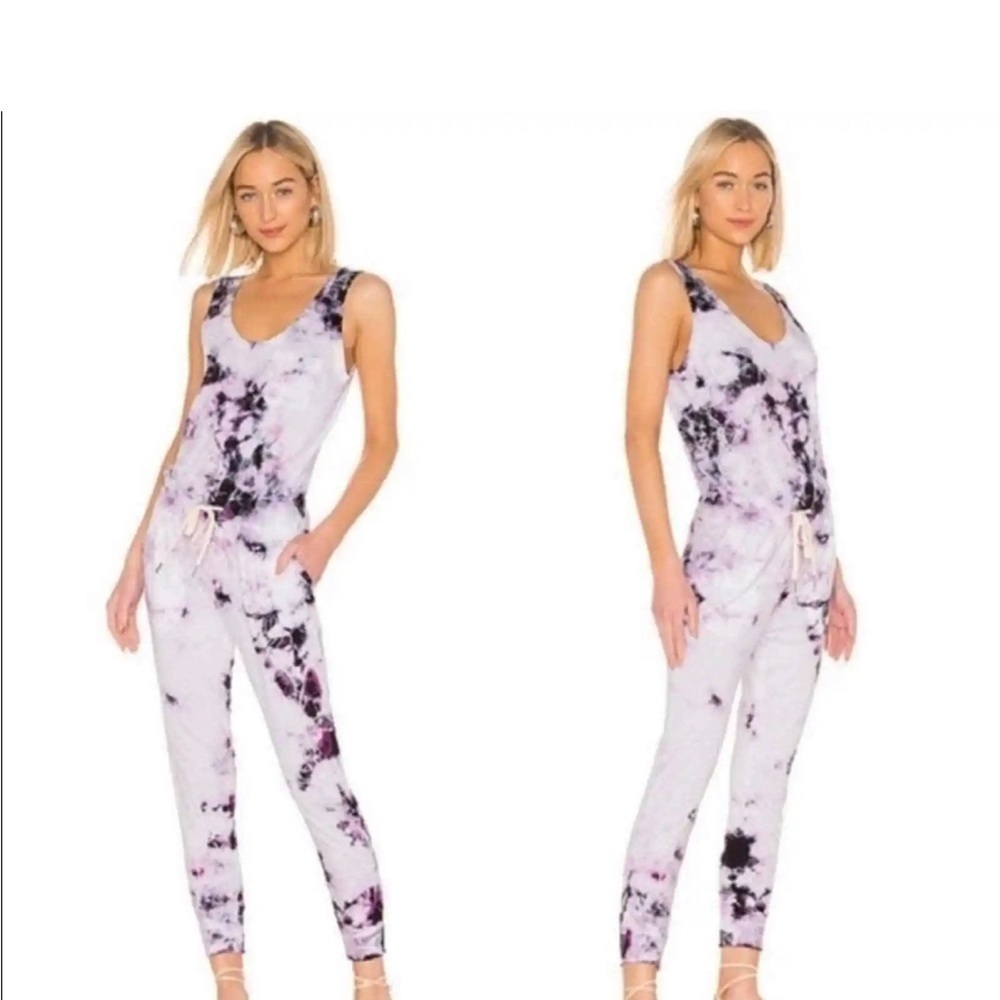n:PHILANTHROPY Lavender Tie-Dye Romper